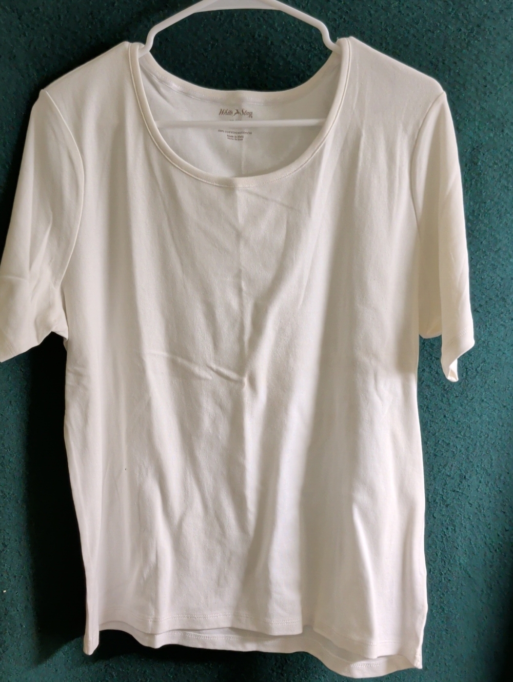 White Stag Cream Scoop Neck Tee
